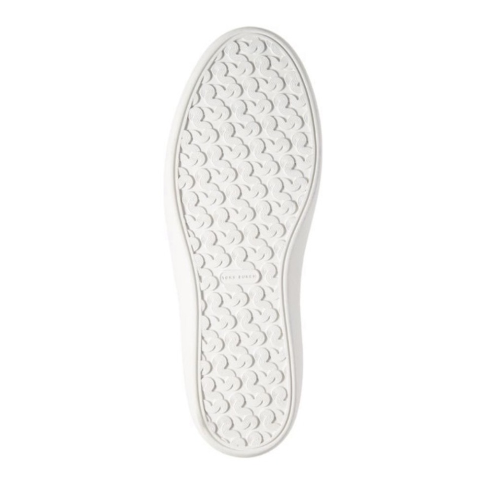Tory Burch T-LOGO Leather Low Top Sneaker Orange - Picture 9 of 12